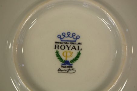 (n-7110) CP Manifattura Porcellane Royal, ümar vaagen