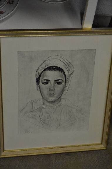 (P-1071) Viiralt, trükirepro Noor berberlanna