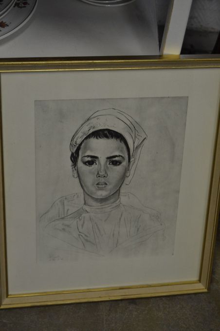 (P-1071) Viiralt, trükirepro Noor berberlanna