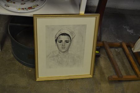 (P-1071) Viiralt, trükirepro Noor berberlanna