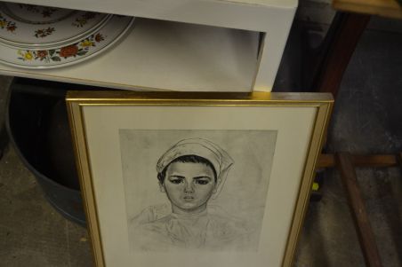 (P-1071) Viiralt, trükirepro Noor berberlanna