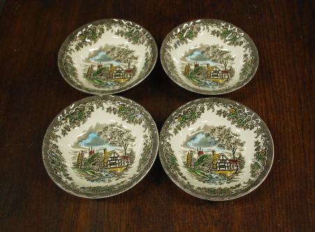 (n-7148/1) Myott, Fine Staffordshire Ware, The Brook, kausid, 4tk