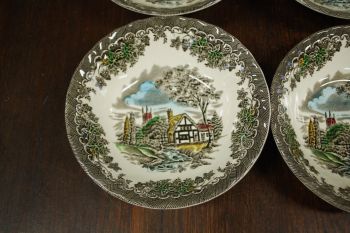 (n-7148/1) Myott, Fine Staffordshire Ware, The Brook, kausid, 4tk 2