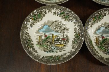 (n-7148/1) Myott, Fine Staffordshire Ware, The Brook, kausid, 4tk