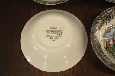 (n-7148/1) Myott, Fine Staffordshire Ware, The Brook, kausid, 4tk