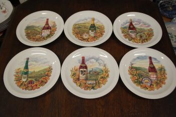 (n-7154/1) Bavaria Bareuther Waldsassen, juustutaldrikud, 6tk