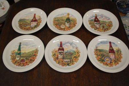 (n-7154/1) Bavaria Bareuther Waldsassen, juustutaldrikud, 6tk