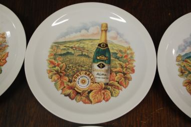 (n-7154/1) Bavaria Bareuther Waldsassen, juustutaldrikud, 6tk