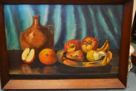 (n-7158) Natüürmort lõuendil