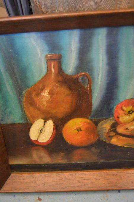 (n-7158) Natüürmort lõuendil