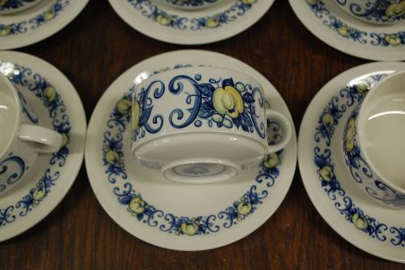 (n-7162) Villeroy & Boch Cadiz, kohvitassid-taldrikud, 6tk