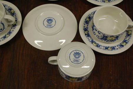 (n-7162) Villeroy & Boch Cadiz, kohvitassid-taldrikud, 6tk