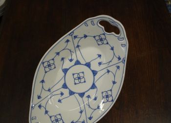 (n-7164/2) Kalk Eisenberg, õlelillemustriga kauss-vaagen, 1tk 2