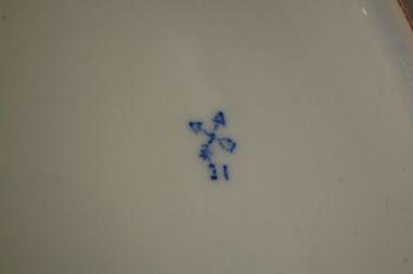 (n-7164/2) Kalk Eisenberg, õlelillemustriga kauss-vaagen, 1tk