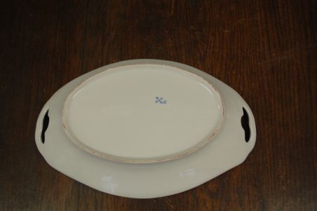 (n-7164/2) Kalk Eisenberg, õlelillemustriga kauss-vaagen, 1tk