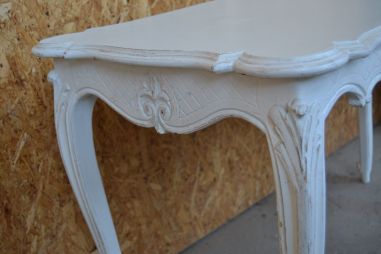 (L-701) Valge diivanilaud