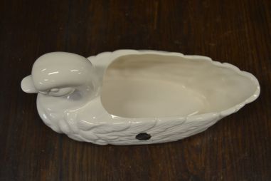 (n-7175) Delft, valge pardikujuline vaas/ Kauss