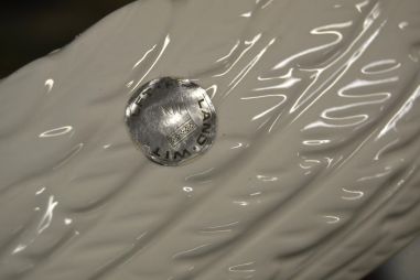 (n-7175) Delft, valge pardikujuline vaas/ Kauss