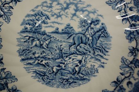 (n-7178/1) Myotts Country Life, Fine Staffordshire Ware, puljongtassid-taldrikud, 4tk