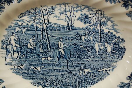 (n-7178/2) Myotts Country Life, Fine Staffordshire Ware, ovaalne vaagen
