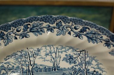 (n-7178/2) Myotts Country Life, Fine Staffordshire Ware, ovaalne vaagen