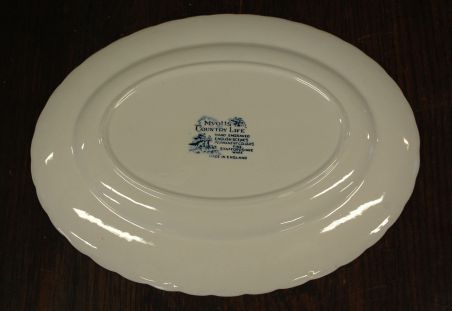 (n-7178/2) Myotts Country Life, Fine Staffordshire Ware, ovaalne vaagen