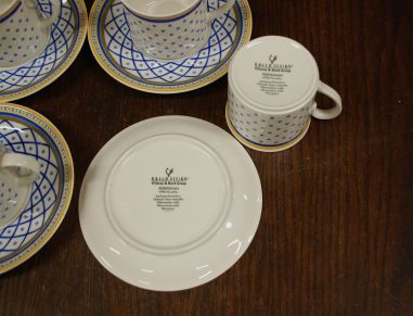 (n-7182/4) Villeroy & Boch, Gallo Design, Perpignan, kohvitassid-taldrikud, 4tk