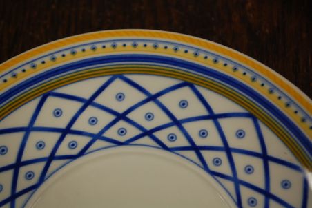 (n-7182/4) Villeroy & Boch, Gallo Design, Perpignan, kohvitassid-taldrikud, 4tk