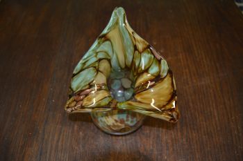 (n-7187) Holsteinische Schweiz, Glasgalerie Malente, uhke klaasvaas 2