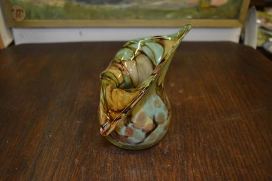 (n-7187) Holsteinische Schweiz, Glasgalerie Malente, uhke klaasvaas