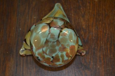 (n-7187) Holsteinische Schweiz, Glasgalerie Malente, uhke klaasvaas