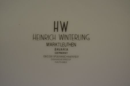 (n-7202/2) Bavaria Marktleuthen Heinrich Winterling, salatitaldrikud, 4tk