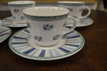 (n-7202/5) Bavaria Marktleuthen Heinrich Winterling, kohvitassid-taldrikud, 4tk