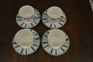 (n-7202/5) Bavaria Marktleuthen Heinrich Winterling, kohvitassid-taldrikud, 4tk