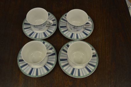 (n-7202/5) Bavaria Marktleuthen Heinrich Winterling, kohvitassid-taldrikud, 4tk