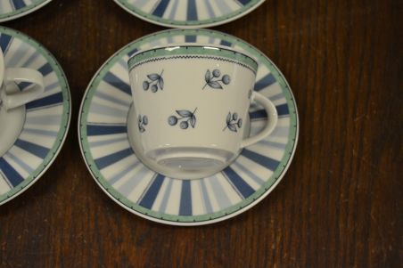 (n-7202/5) Bavaria Marktleuthen Heinrich Winterling, kohvitassid-taldrikud, 4tk