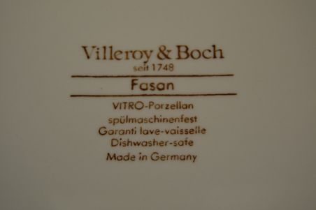 (n-7209/1) Villeroy & Boch Fasan sangadega vaagen