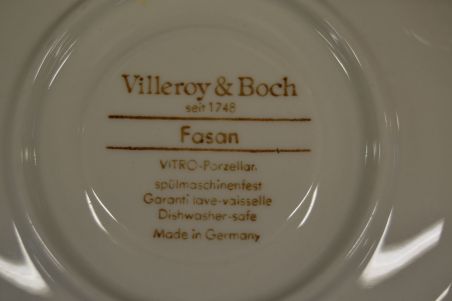 (n-7209/13) Villeroy & Boch Fasan kohvitassid-taldrikud, 6tk