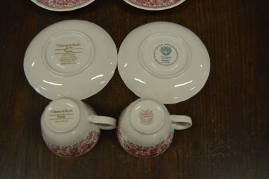 (n-7209/14) Villeroy & Boch Fasan kohvitassid-taldrikud, 4tk