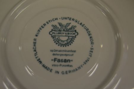 (n-7209/14) Villeroy & Boch Fasan kohvitassid-taldrikud, 4tk