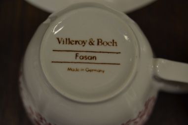 (n-7209/14) Villeroy & Boch Fasan kohvitassid-taldrikud, 4tk