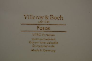 (n-7209/18) Villeroy & Boch Fasan praetaldrikud, 4tk