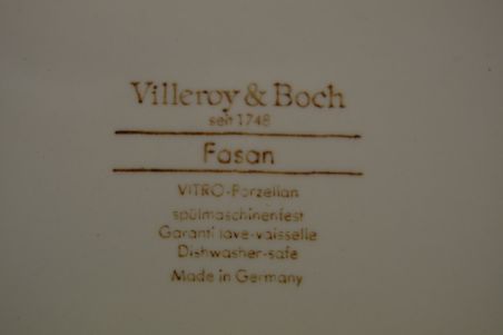 (n-7209/18) Villeroy & Boch Fasan praetaldrikud, 4tk