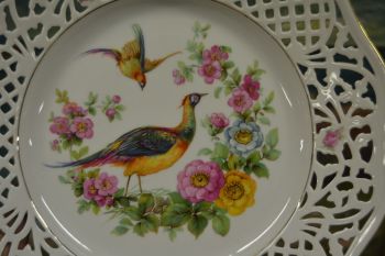 (n-7213) Byttebier Porselein, Wevelgem, faasanitega pitsiline vaagen 2