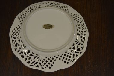 (n-7213) Byttebier Porselein, Wevelgem, faasanitega pitsiline vaagen