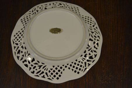 (n-7213) Byttebier Porselein, Wevelgem, faasanitega pitsiline vaagen