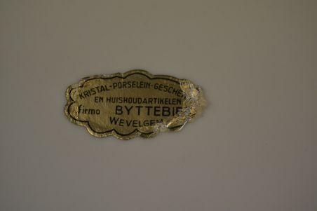 (n-7213) Byttebier Porselein, Wevelgem, faasanitega pitsiline vaagen