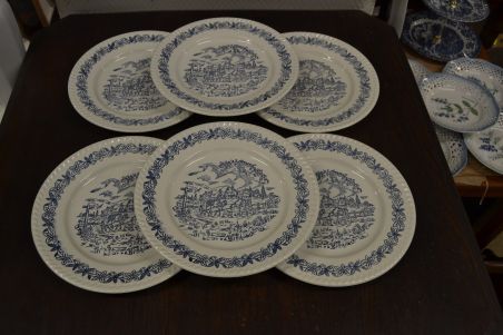 (n-7216) Hobustega praetaldrikud, 6tk (n-7216) Hobustega praetaldrikud, 6tk