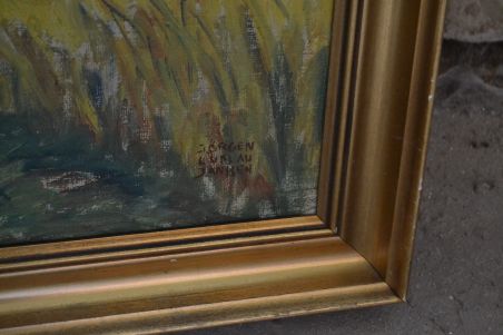 (n-7318) Lõuendil suurem maastikumaal