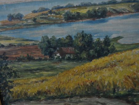 (n-7318) Lõuendil suurem maastikumaal